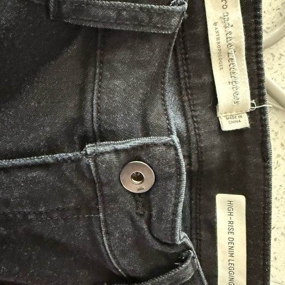 Pilcro & The Letterpress by Anthropologie High Rise Denim Legging Size 27. - Picture 5 of 6